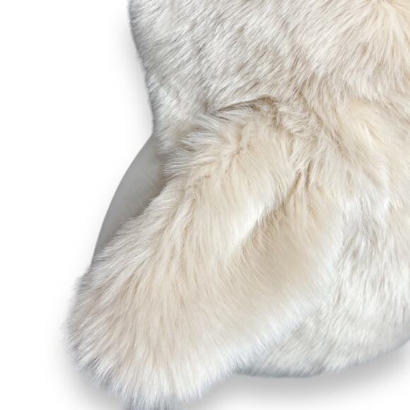 Elegant Faux Fur Cream / Tan Wrap One Size - Picture 5 of 10